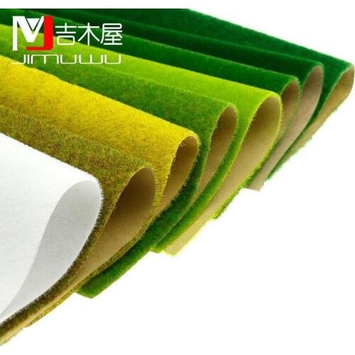 25x25cm 50x50cm 50x100cm Landscape Grass Mat for Model Train Not Adhesive Paper Scenery Layout Lawn Diorama Accessories