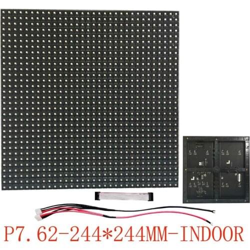 Indoor led display Module night club P7.62 pixels High resolution hub75 led screen