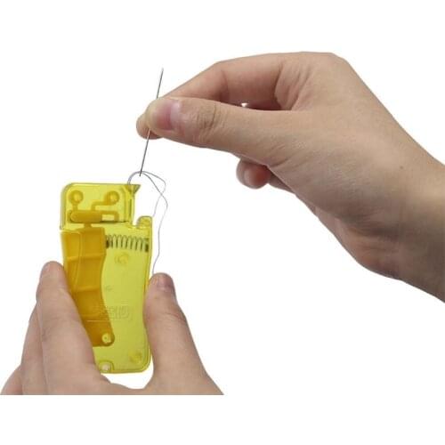 1PCS Threader Automatic Needle Threader Hand Sewing Needle Threader Stitch Insertion Sewing Tool Accessories