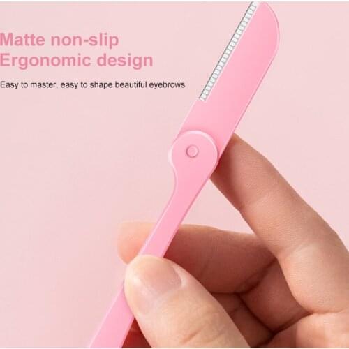 1PC Eyebrow Trimmer Mini Portable Painless Hair Remover Hair Remover Shaver Blade Eye Brow Shaper Eyebrow Razor Maquillaje