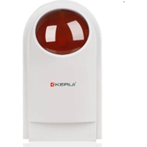 Anti-Fire Wired Strobe Siren Shine Light And Sound Alarm Siren For Burglar Alarm System