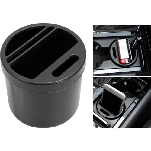 Car Armrest Box Cigarette Coin Card Holder Storage Box Auto Organizer Cup Storage Box Auto Accessories Car-styling