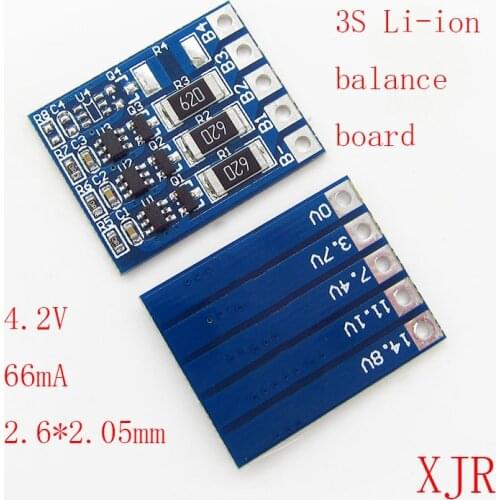 3S 4.2V li-ion Li-Po balancer board