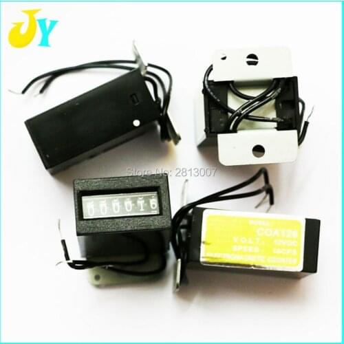 1 pcs Free Shipping Arcade 6 digits 12V mechanical coin counter meter for coin acceptore operated vending machines