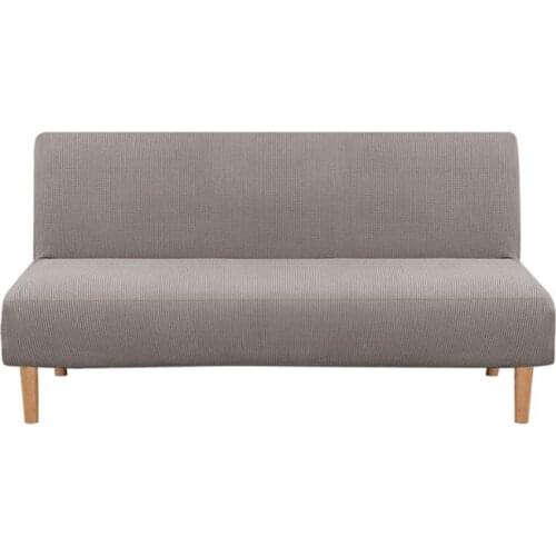 Armless Sofa Covers Bed Slipcover Couch Cover Without Armrests Stretch Folding Futon Cover Dust-proof Elastic Removable