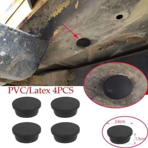 Black ABS Chassis Waterproof Rubber Stopper Plugs Forfor Jeep Wrangler TJ 1997-2006