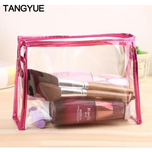 Travel Cosmetic Bag Organizer Transparent Purse Make Up Bag Toiletry Kit Female Makeup Bag Woman Toilet Handbag Small Pouch Case