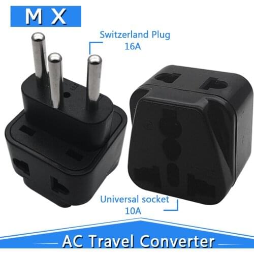 Swiss Plug Travel Wall Plug Adapter for UK to Switzerland Plug