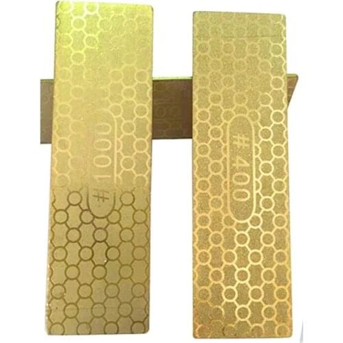 400# 1000#Double Sided Kitchen Tool Knife Sharpener Titanium Diamond Whetstone Sharpening Stones for Knife