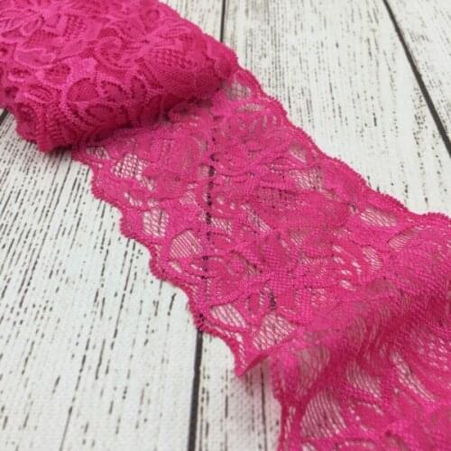 10yards/color/pack 3 inch wide Tulle Lace Trim Lace Ribbon for Ornaments Elastic Lace Stretch for Baby Girls Hair Accessories