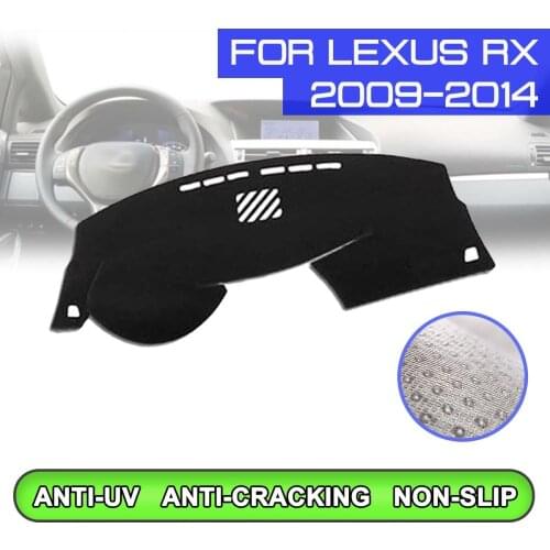 Car Dashboard Mat Anti-dirty Non-slip Dash Cover Mat UV Protection Shade for Lexus RX 2009 2010 2011 2012 2013 2014
