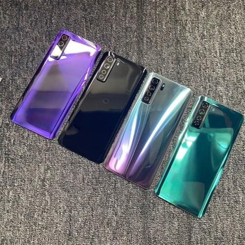 Battery Cover For Huawei P40 Lite 5G Back Housing Rear Door Cover Case Glass With Camera Len Global CDY-NX9A CDY-N29