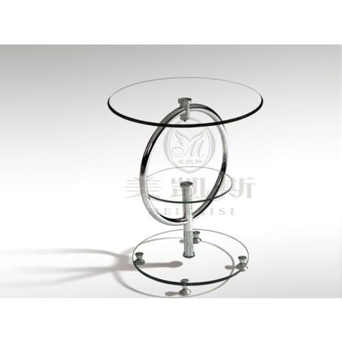 Toughened glass small tea table