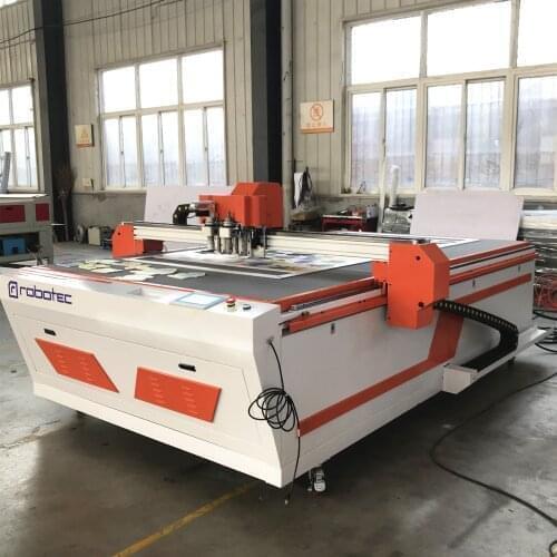Small Business Oscillating Knife Carton Box Cutting Machine With Knife 1625 Carton Cardboard Cutting Machine For Sale