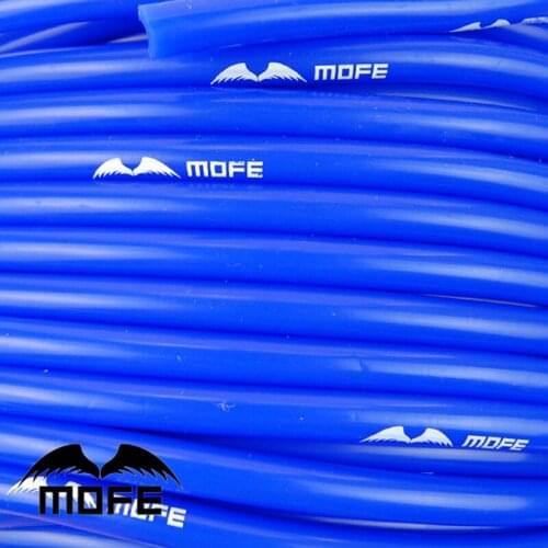 MOFE High quality 4mm silicone vacuum hose 10 meter style Black Blue Red Yellow