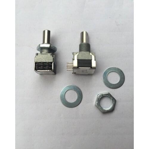 Original New 100% EC10 dual encoder 6pin stepping 16 points handle length 15MM (SWITCH)