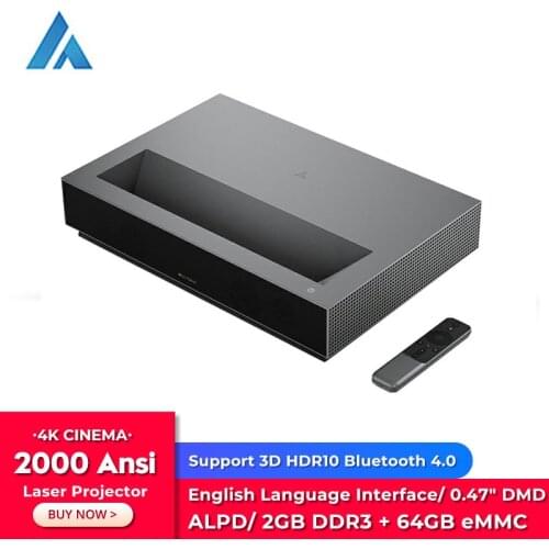 Youpin Fengmi 4K Cinema Laser TV Home Theatre Projector 2000 ANSI 150 inch ALPD MIUI TV Wifi Smart Ultra Short Throw Projection
