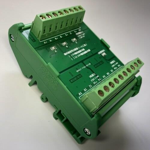 1 In 2 Out 5V/24V/RS422 Differential Encoder Signal Splitter, Push-pull Collector Output Converter ABZ PNP NPN