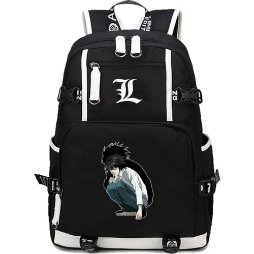 Anime Death Note Backpack Shoulder bag schoolbag Laptop bag packsack men women student bookbag Notebook Teenagers Knapsack