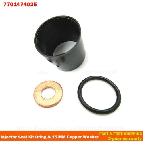Injector Seal Kit Oring & 15 MM Copper Washer For Renault Master MPV Espace MPV Laguna MK 2 2.5 MK 3 DCi 98-10 Diesel 7701474025