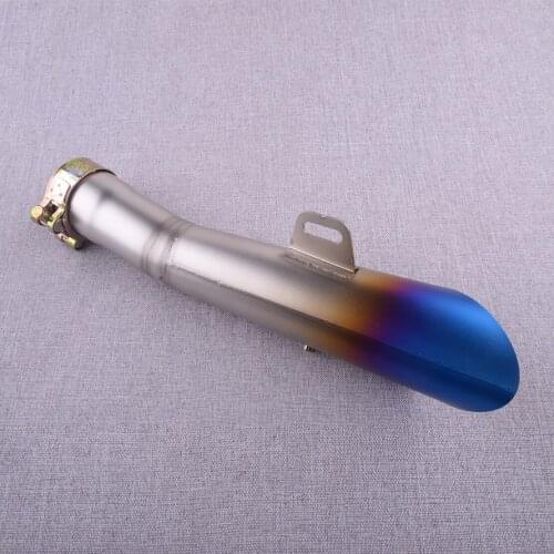 Motorcycle Slip-On Exhaust Muffler Tail Pipe Metal Fit For Yamaha YZF-R6 2012 2013 2014 2015 2016 2008 2009 2010 2011