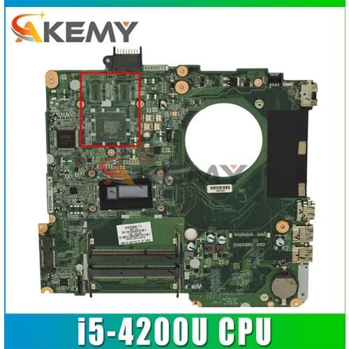 High Quality For HP 15-N Laptop Motherboard DA0U83MB6E0 732086-501 732086-501 With i5-4200U Mainboard 100% Tested Fast Ship