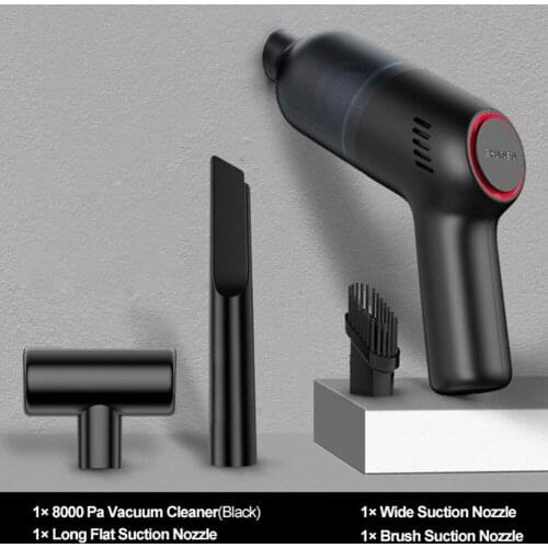 1PC Car Wireless Vacuum Cleaner Cordless Handheld 8000Pa Strong Adsorption Interior Leather Dust Cleaning Vacumen