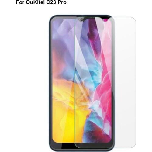 2PCS For OuKitel C23 Pro Glass Tempered Cover Tempered Glass Film For OuKitel C23Pro Protection Screen Protector Protective Film