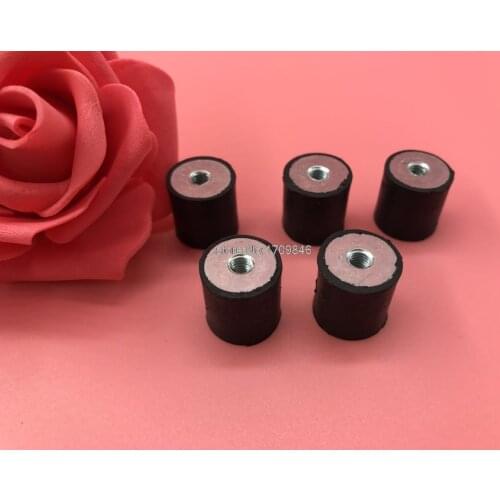 2pcs New 10*10*M4 M4 DD Type Rubber Anti Vibration Mount silentblock Base Block