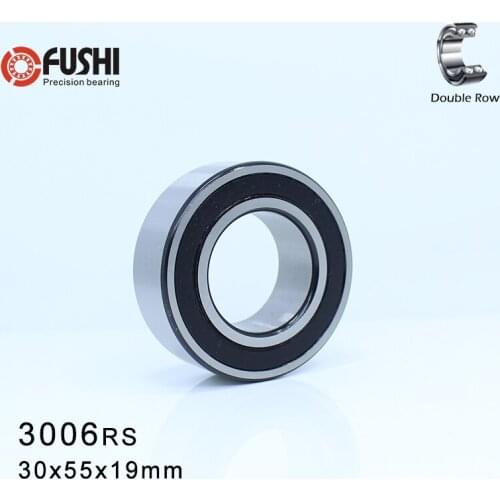 3006-2RS Bearing 30*55*19 mm ( 1 Pc ) 3006 2RS Double Row Sealed 3006 RS Angular Contact Ball Bearings