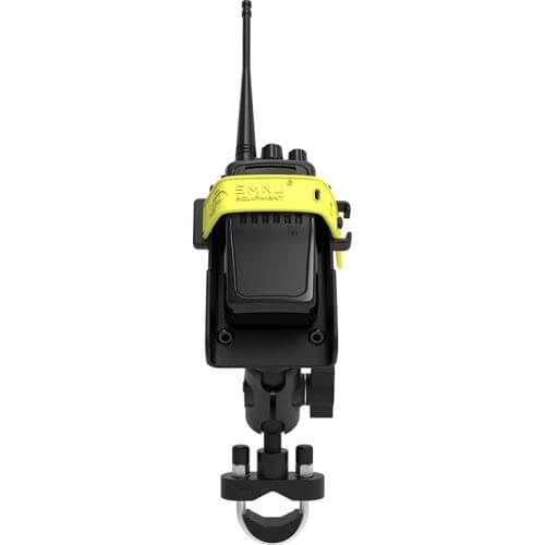 Aluminum Alloy Walkie Talkie Mount Motorcycle Scooter Handlebar Holder for Radio