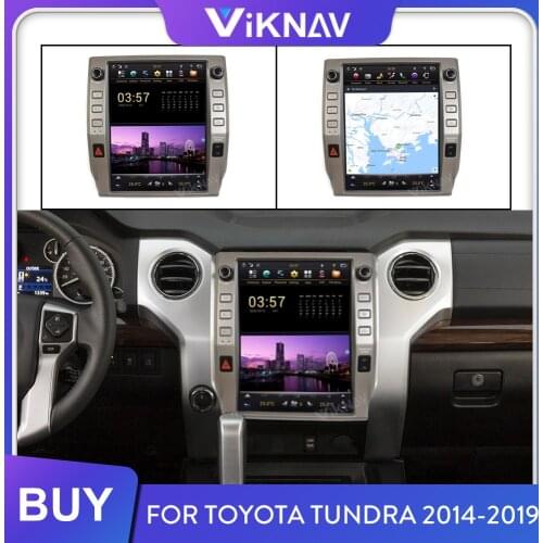 Car Radio Multimedia Player for Toyota Tundra 2014 2015 2016-2019 Android Head Unit Stereo Receiver GPS Navigation HD Screen
