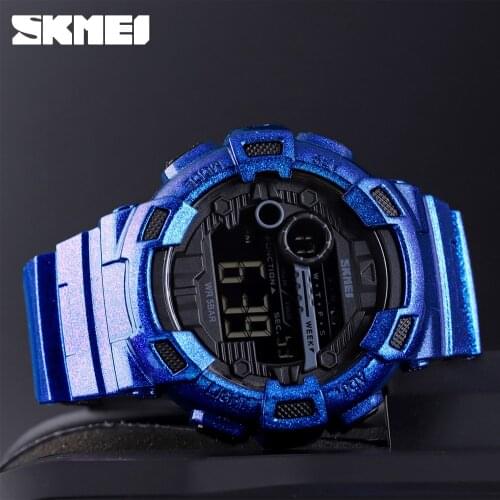SKMEI Montre Homme Sport Watches Waterproof Mens Gold Watches Digital Watch Chronograph Shock Double Time Men Wristwatch Clock