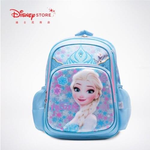 Disney Frozen Princess Alisa Cartoon Schoolbag Student Boy Girl Large Capacity Bag Outdoor Travel Waterproof Backpack Gifts