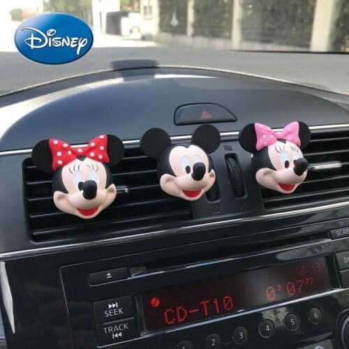 Disney Mickey Mouse Minnie Car Cute Cartoon Perfume Car Export Aromatherapy Car Interior Decorations