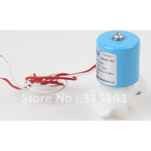 Free Shipping 10PCS/Lot 1/4" Electric Solenoid Valve 12-Volt DC, 12VDC, N/C, RO, Air, Water BBTF