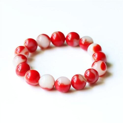 Fine jewelry chicken blood red bracelet Gobi gold chicken blood jadeitem bracelet drop shipping