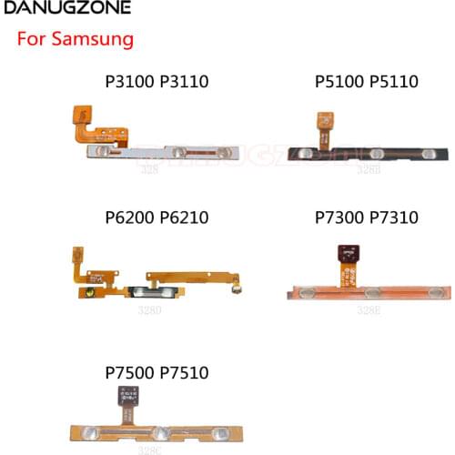 Power Button On / Off Volume Mute Switch Button Flex Cable For Samsung Galaxy Tab 2 10.1 P5100 P5110 GT-P5100