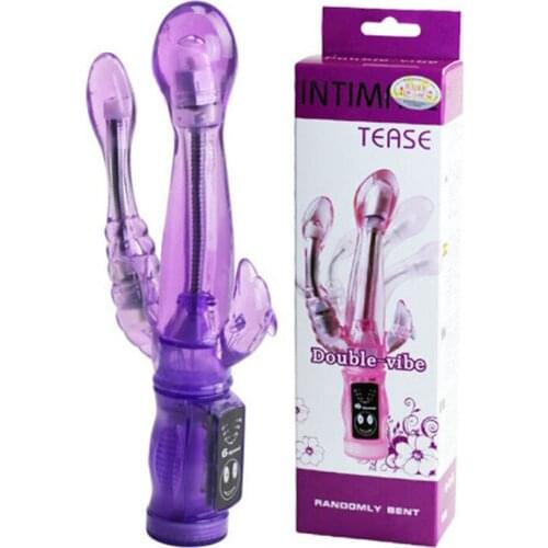 Rabbit Vibrator Dildos 12 Speed Vibration Sex Toys G-Spot Massager Masturbation for Females Clitoris Stimulator
