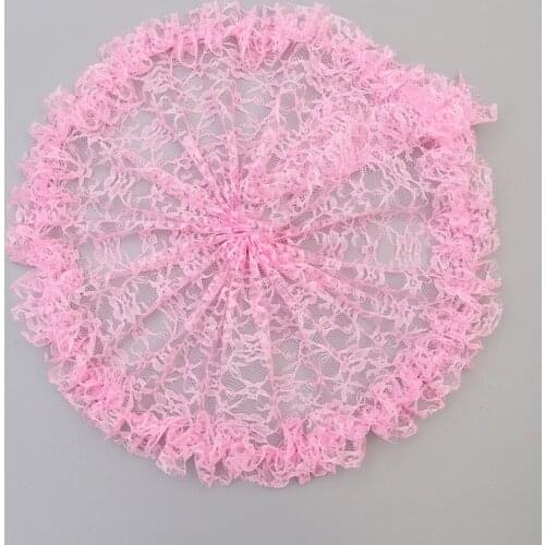 5Yards Red Purple White Embroidered Lace Ribbon Mesh Lace Fabric Handmade DIY Skirt Sewing Craft Decoration Lace Trim 20cm Width