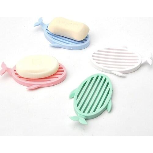 Multi-functional household storage soap box Bathroom Shower Fish Shape Soap Box Dish Storage Plate Tray Holder Case Container