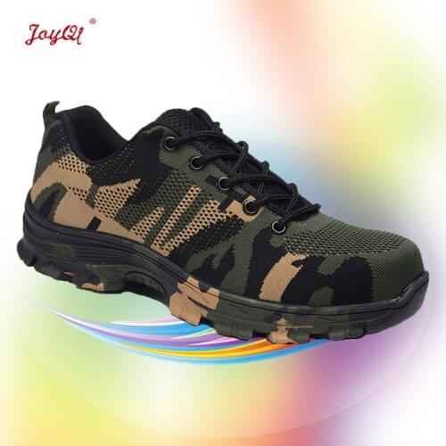 Men work & safety boots sole impact resistant women shoes JOY-102
