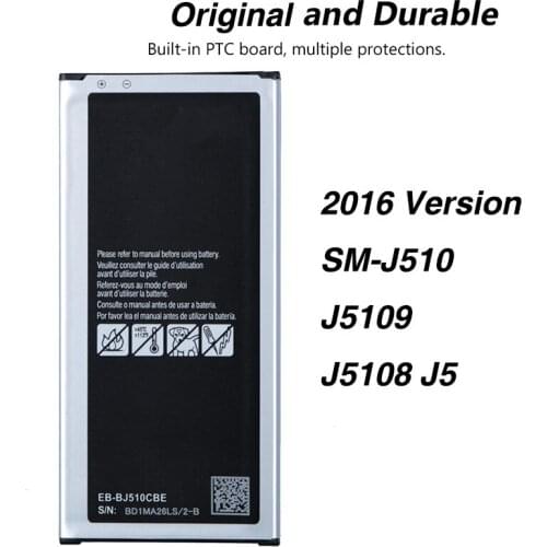 Original EB-BJ510CBC Battery For Samsung GALAXY 2016 Version SM-J510 j5109 j5108 J5 3100mAh