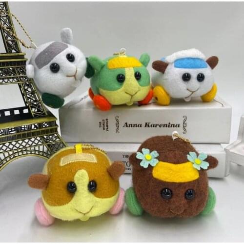 PUI PUI Molcar Plush Toy Kawaii Japanese Cartoon Anime Mouse Doll Toys Soft Stuffed Animals Kids Children Birthday Gifts 10cm