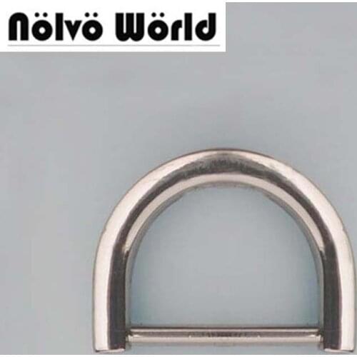 50pcs 20*14mm 3/4 inch inside width 4 colors d ring belt buckle,zinc alloy hardware metal fat d-ring