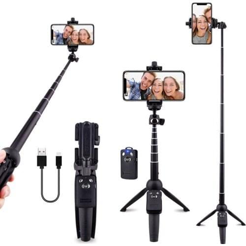 High Quality 3in1 Bluetooth Selfie Stick Remote Control Tripod Handphone Live Photo Holder Tripod Camera Self-Timer Artifact Rod