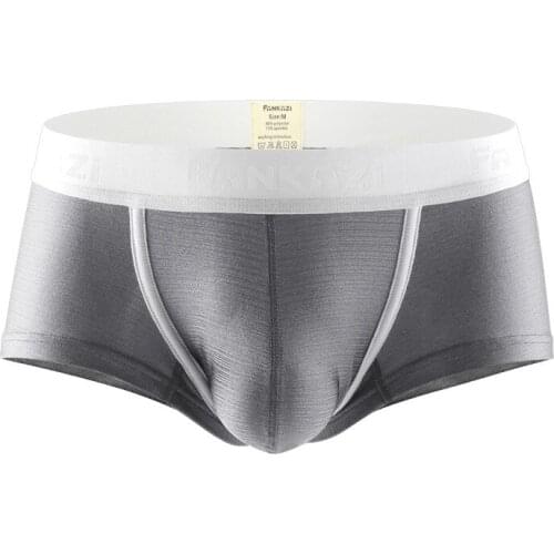 Sexy Men Breathable Underwear Soft Boxers Men Solid Boxer Shorts Plus Size Boxers Mens Underwear Panties