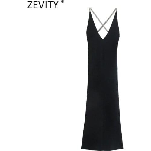 Модные вязаные платья ZEVITY China At AliExpress