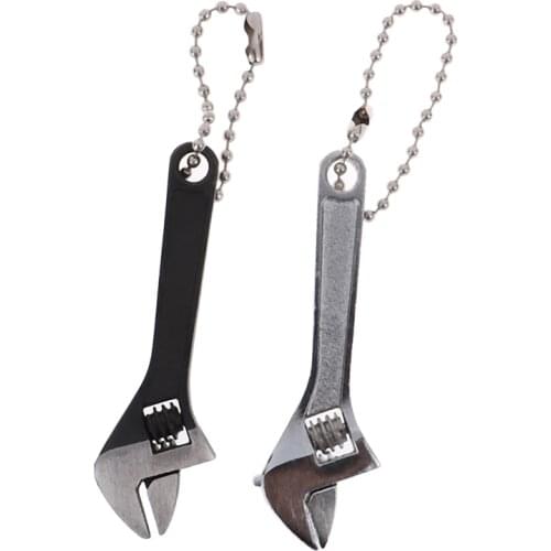 1 Pcs 63mm 2.5 Inch Mini Metal Adjustable Wrenches Hand Tool With 0-10mm Jaw