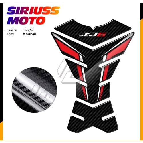 3D Carbon-look Motorcycle Tank Pad Protector Case for Yamaha XJ6 SP ABS All Year